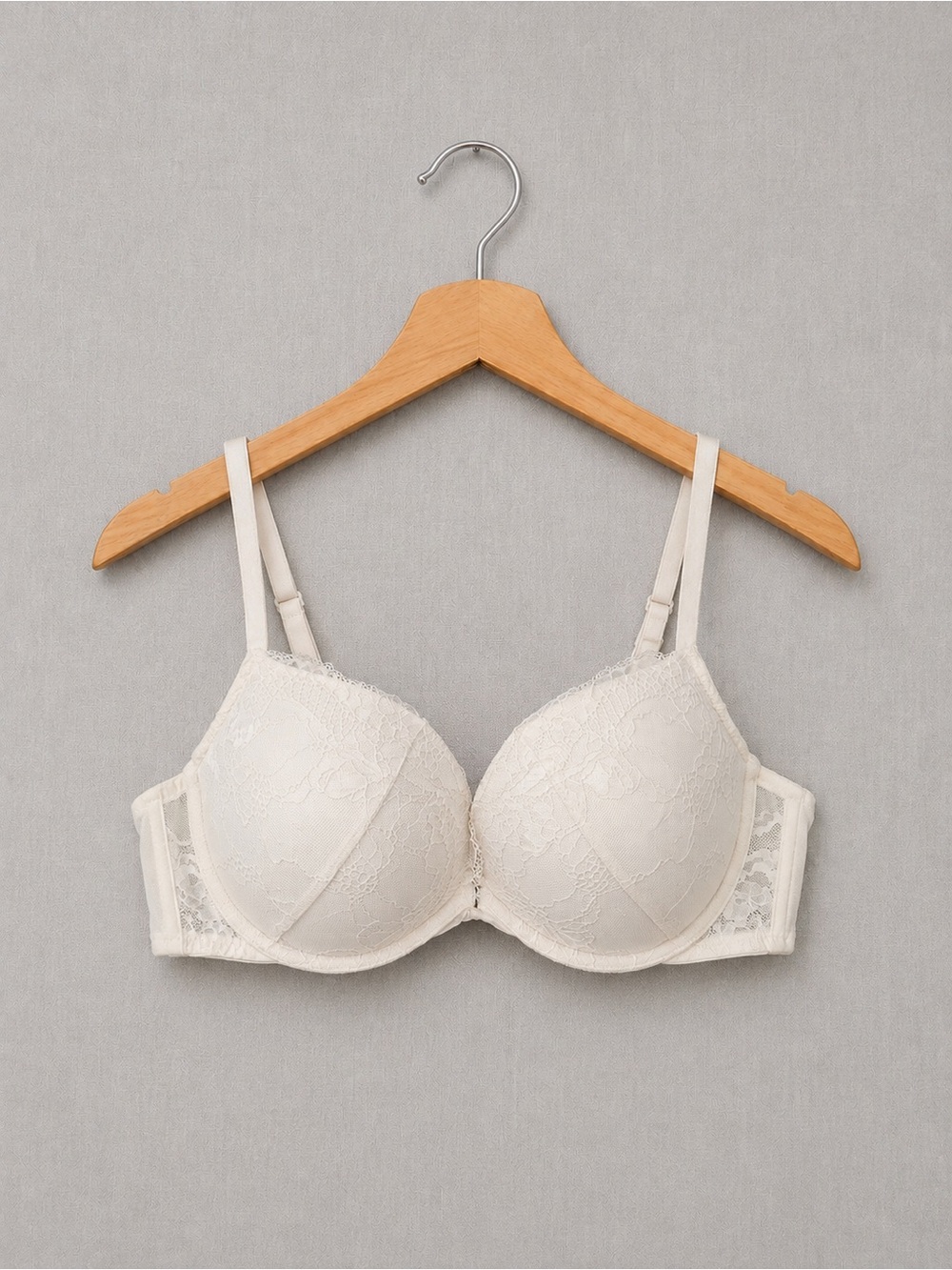 🍒3/33$ La SENZA BEYOND SEXY Ivory Lace Push-Up Bra 34DD